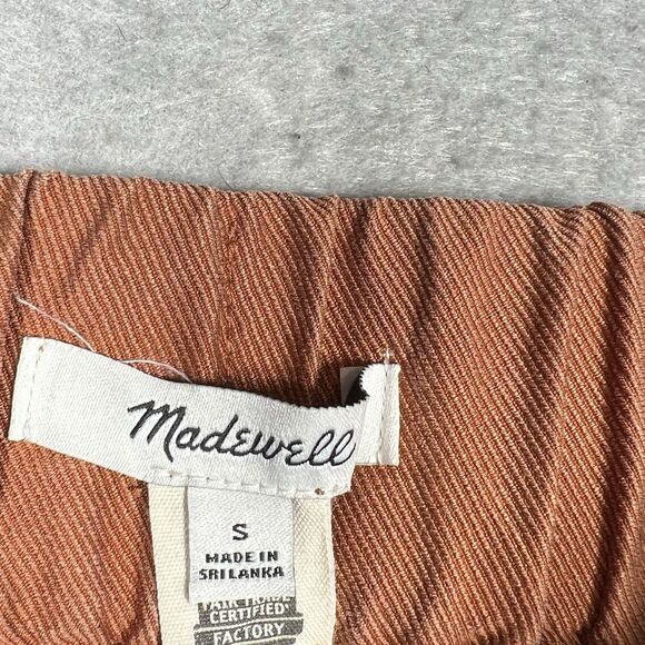 Madewell Pants Womens Size Small Tapered Huston Pull On Crop Pants Pockets - Picture 8 of 9